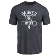 Wil Myers San Diego Padres Base Runner Tri-Blend T-Shirt - Navy