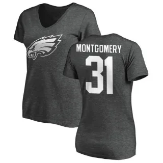 Wilbert Montgomery Women's Philadelphia Eagles One Color T-Shirt - Ash