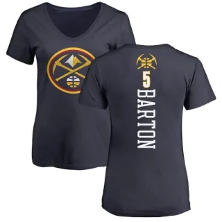 Will Barton Women's Denver Nuggets Navy Backer T-Shirt