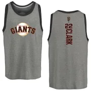 Will Clark San Francisco Giants Backer Tri-Blend Tank - Heathered Gray