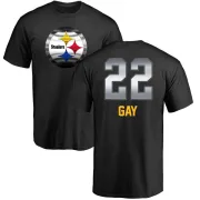 William Gay Pittsburgh Steelers Midnight Mascot T-Shirt - Black