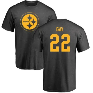 William Gay Pittsburgh Steelers One Color T-Shirt - Ash