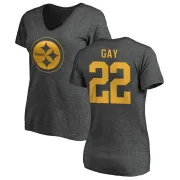 William Gay Women's Pittsburgh Steelers One Color T-Shirt - Ash