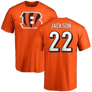 William Jackson Cincinnati Bengals Name & Number Logo T-Shirt - Orange