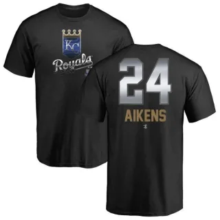 Willie Aikens Kansas City Royals Midnight Mascot T-Shirt - Black