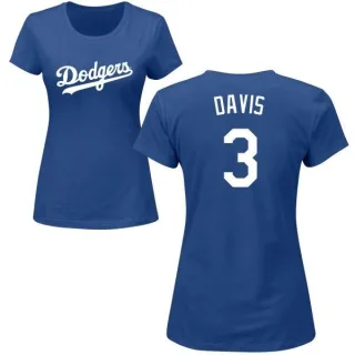 Willie Davis Women's Los Angeles Dodgers Name & Number T-Shirt - Royal