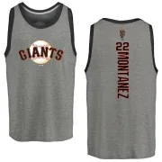 Willie Montanez San Francisco Giants Backer Tri-Blend Tank - Heathered Gray