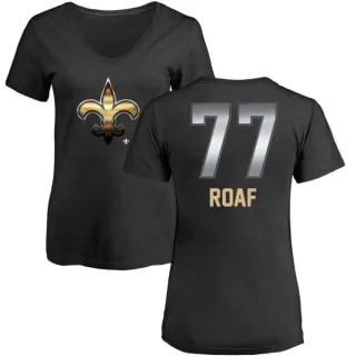 Willie Roaf Women's New Orleans Saints Midnight Mascot T-Shirt - Black