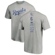 Willie Wilson Kansas City Royals Backer T-Shirt - Ash