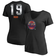 Willis Reed Women's New York Knicks Black Midnight Mascot T-Shirt