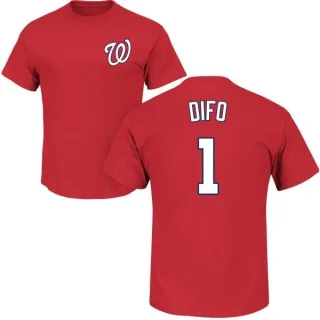 Wilmer Difo Washington Nationals Name & Number T-Shirt - Red