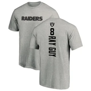 Wilson Ray Guy Oakland Raiders Backer T-Shirt - Ash