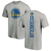 Wilt Chamberlain Golden State Warriors Ash Backer T-Shirt