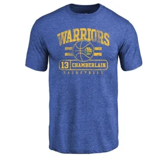 Wilt Chamberlain Golden State Warriors Royal Baseline Tri-Blend T-Shirt