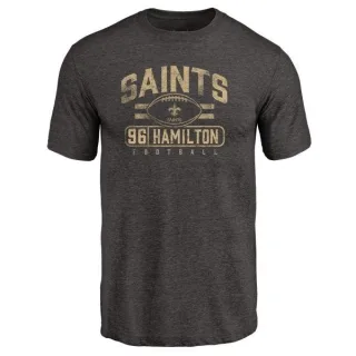 Woodrow Hamilton New Orleans Saints Flanker Tri-Blend T-Shirt - Black