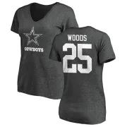 Xavier Woods Women's Dallas Cowboys One Color T-Shirt - Ash