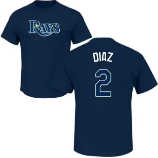 Yandy Diaz Tampa Bay Rays Name & Number T-Shirt - Navy