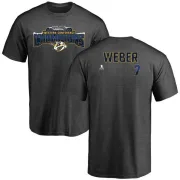 Yannick Weber Nashville Predators 2017 Western Conference Champions Name & Number T-Shirt - Heather Gray