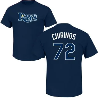 Yonny Chirinos Tampa Bay Rays Name & Number T-Shirt - Navy