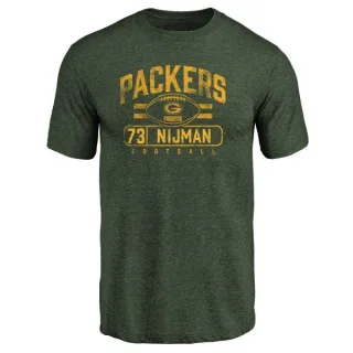 Yosh Nijman Green Bay Packers Flanker Tri-Blend T-Shirt - Green