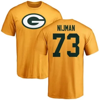 Yosh Nijman Green Bay Packers Name & Number Logo T-Shirt - Gold