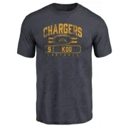 Younghoe Koo Los Angeles Chargers Flanker Tri-Blend T-Shirt - Navy