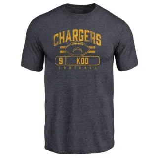 Younghoe Koo Los Angeles Chargers Flanker Tri-Blend T-Shirt - Navy