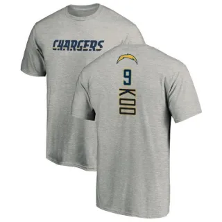 Younghoe Koo Los Angeles Chargers Name & Number T-Shirt - Heather Gray