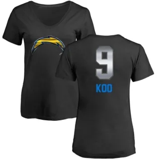 Younghoe Koo Women's Los Angeles Chargers Midnight Mascot T-Shirt - Black