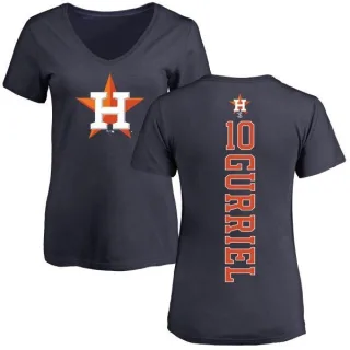 Yuli Gurriel Women's Houston Astros Backer Slim Fit T-Shirt - Navy
