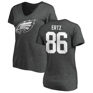 Zach Ertz Women's Philadelphia Eagles One Color T-Shirt - Ash