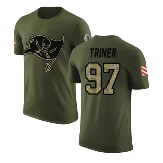 Zach Triner Tampa Bay Buccaneers Olive Salute to Service Legend T-Shirt