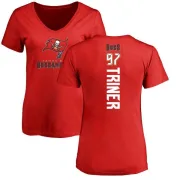 Zach Triner Women's Tampa Bay Buccaneers Backer Slim Fit T-Shirt - Red