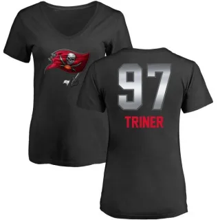 Zach Triner Women's Tampa Bay Buccaneers Midnight Mascot T-Shirt - Black