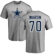 Zack Martin Dallas Cowboys Name & Number Logo T-shirt - Gray