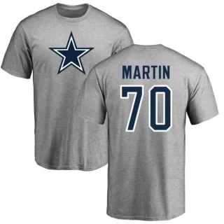 Zack Martin Dallas Cowboys Name & Number Logo T-shirt - Gray