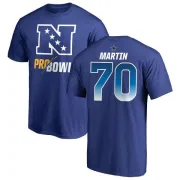 Zack Martin Dallas Cowboys NFC 2019 Pro Bowl Blue Name & Number T-Shirt