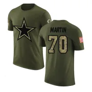 Zack Martin Dallas Cowboys Olive Salute to Service Legend T-Shirt