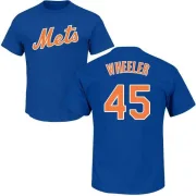 Zack Wheeler New York Mets Name & Number T-Shirt - Royal