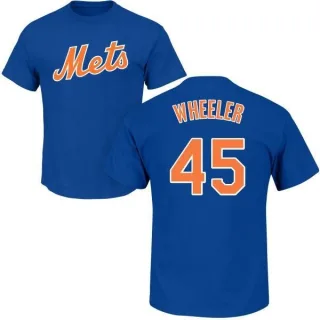 Zack Wheeler New York Mets Name & Number T-Shirt - Royal