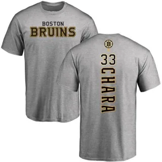 Zdeno Chara Boston Bruins Backer T-Shirt - Ash