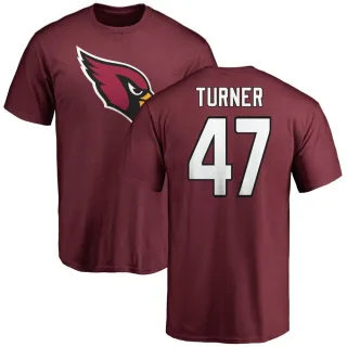 Zeke Turner Arizona Cardinals Name & Number Logo T-Shirt - Maroon