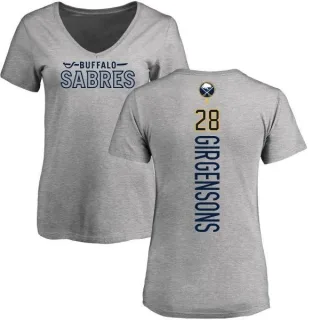 Zemgus Girgensons Women's Buffalo Sabres Backer T-Shirt - Ash