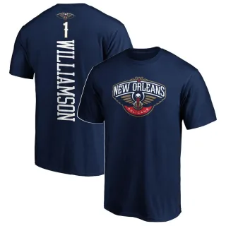 Zion Williamson New Orleans Pelicans Navy Backer T-Shirt